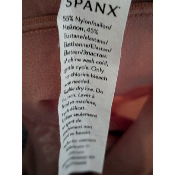 Spanx Power Series Medium Control Mid-Thigh Shorts Seamless Beige Womens M/M - Picture 11 of 11